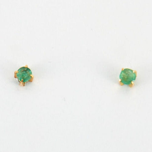 Boucles d'oreilles Boucles d'oreilles en Or jaune & émeraude 58 Facettes