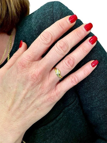 Bague 57 BAGUE MODERNE DIAMANT 58 Facettes 046181