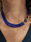 Collier COLLIER 2 RANGS LAPIS LAZULI ET DIAMANTS 58 Facettes 068391