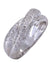 Ring 57 INTERLACED RING WHITE GOLD DIAMONDS 58 Facettes 078321