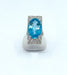 Ring Aquamarine and Diamond Ring 58 Facettes