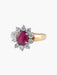 Bague 52 Bague Pompadour Rubis Diamants 58 Facettes