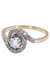 Bague 57 BAGUE TOURBILLON DIAMANTS ART NOUVEAU 58 Facettes 073791