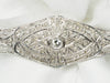 Brooch White gold and diamond openwork brooch 58 Facettes 28004