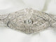 Broche Broche ajourée or gris et diamants 58 Facettes 28004