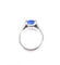 Bague 57 Bague or blanc saphir et diamants 58 Facettes DV.Bag.Saph.Dt
