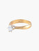 Ring 50 Diamond Solitaire Rose Gold 58 Facettes