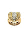 Ring 53 Retro Ring 1950 yellow gold, platinum and diamonds 58 Facettes