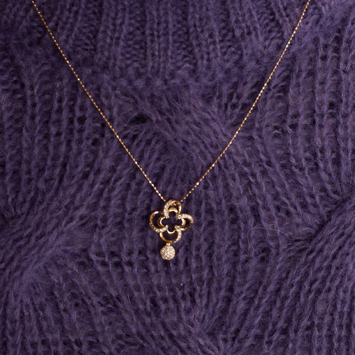 Collier Collier Or jaune Diamants 58 Facettes