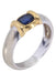 Ring 52 MODERN 2 GOLD SAPPHIRE RING 58 Facettes 067431