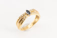 Ring 50 Vintage Cartier diamond and sapphire ring 58 Facettes