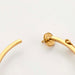 Dior earrings - Coquine - Yellow gold and diamond hoop earrings 58 Facettes