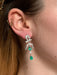 Emerald Omega Drop Earrings 58 Facettes 760479