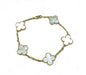 Van Cleef & Arpels bracelet. Alhambra Vintage yellow gold and mother-of-pearl bracelet 58 Facettes