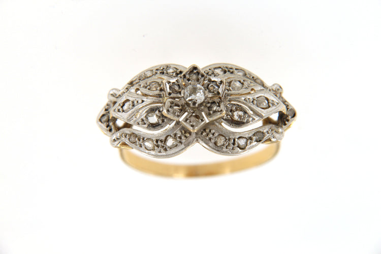 Bague Bague Margueritte 2 Ors , Diamants 58 Facettes 6506f