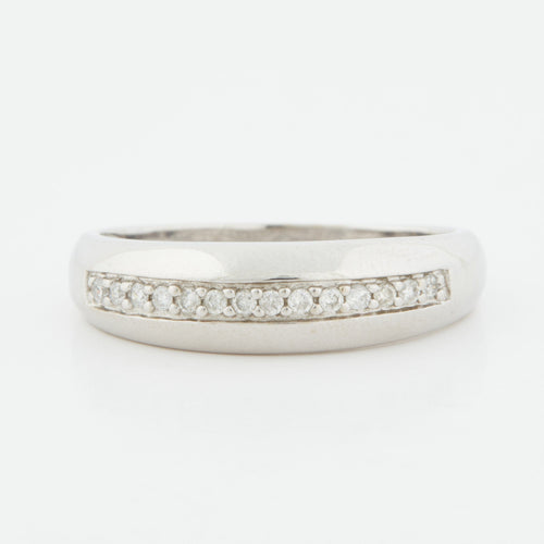Bague 60 Bague Or blanc Diamants 58 Facettes REF 4210/10