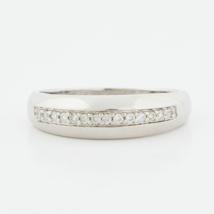 Bague 60 Bague Or blanc Diamants 58 Facettes REF 4210/10