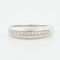 Bague 60 Bague Or blanc Diamants 58 Facettes REF 4210/10