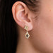 Drop Earrings in Yellow Gold, Diamonds & Sapphires 58 Facettes P12L14