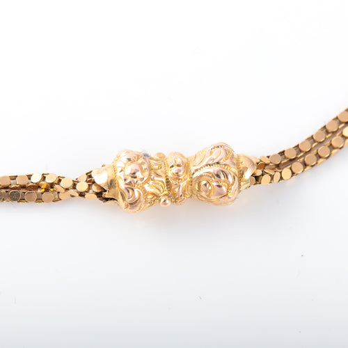 Collier Collier vintage breloque or jaune 58 Facettes 2724