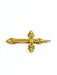 Yellow gold cross pendant 58 Facettes