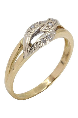 Bague BAGUE MODERNE ENTRELACÉE DIAMANTS 58 Facettes 056391