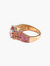 Bague Bague Tourmaline rose, Saphirs roses et Diamants 58 Facettes