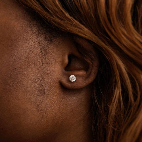 Boucles d'oreilles Clous d'oreilles Diamants 58 Facettes JE498