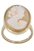 Ring 55 Modern cameo ring 58 Facettes 063041