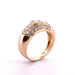 Ring Bangle Ring in Yellow Gold & Diamonds 58 Facettes