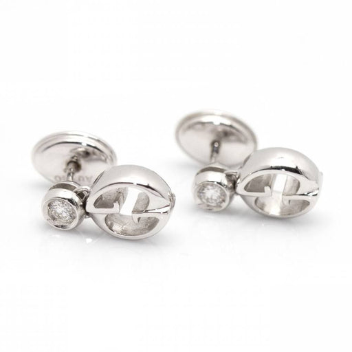 GUCCI earrings - "1973" earrings White gold Diamonds 58 Facettes D360464FJ