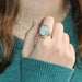ART DECO OPAL Ring Ring 58 Facettes 425