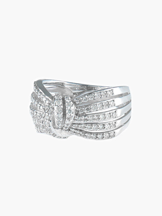 Bague 52 Bague Noeud Diamants 58 Facettes