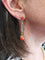 Boucles d'oreilles PENDANTES CORAIL ET PERLES 58 Facettes 070081