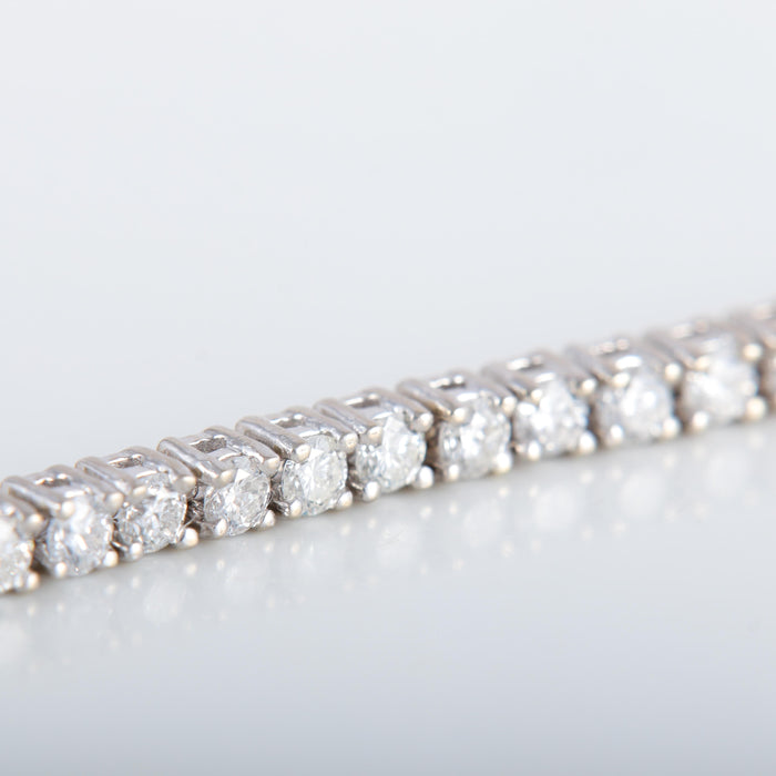 Bracelet Bracelet Rivière Or Blanc Diamants 4cts 58 Facettes 220406