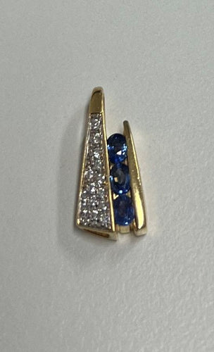 Pendentif Pendentif Saphirs et diamants 58 Facettes 20400000311