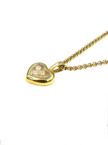 Collier CHOPARD. Collier Happy Diamonds diamants 58 Facettes