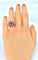 Bague 51 Bague marguerite Or Rubis Diamants 58 Facettes AB215