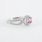 Bague 52 Bague Tentation Saphir Rose Diamants 58 Facettes 2.314
