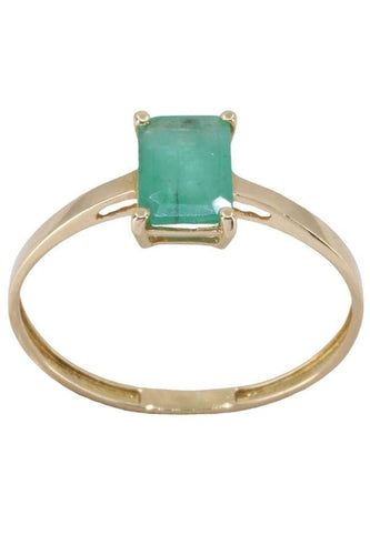 Bague 54 BAGUE MODERNE ÉMERAUDE 58 Facettes 074121