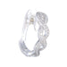 Earrings Torsade earrings in white gold and diamonds 58 Facettes