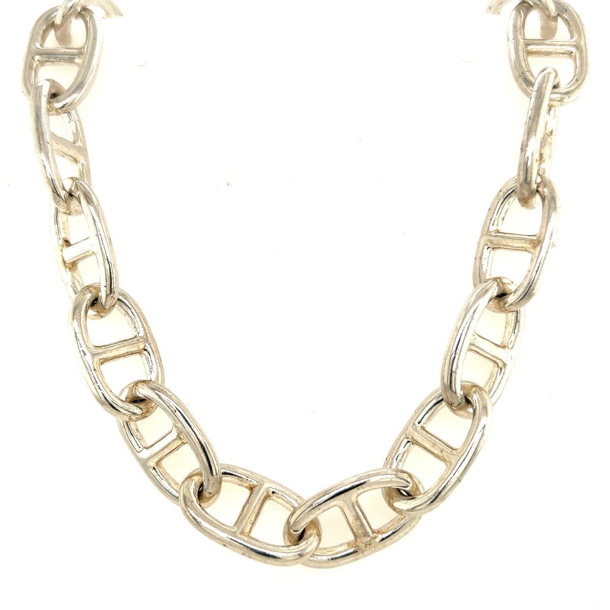 Collier Maille Palmier En Chute en argent massif 925/1000 + Rhodium HAUTE QUALITÉ Collier Maille Palmier En Chute en argent massif 925/1000 + Rhodium HAUTE QUALITÉ