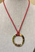 Necklace BVLGARI necklace 750 gold and red cord 58 Facettes