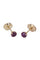 Boucles d'oreilles Clous d'oreilles Or jaune Spinelles 58 Facettes 082341