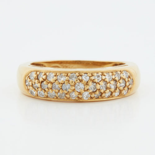 Bague 53 Bague Or jaune Diamants 58 Facettes REF 3065/12