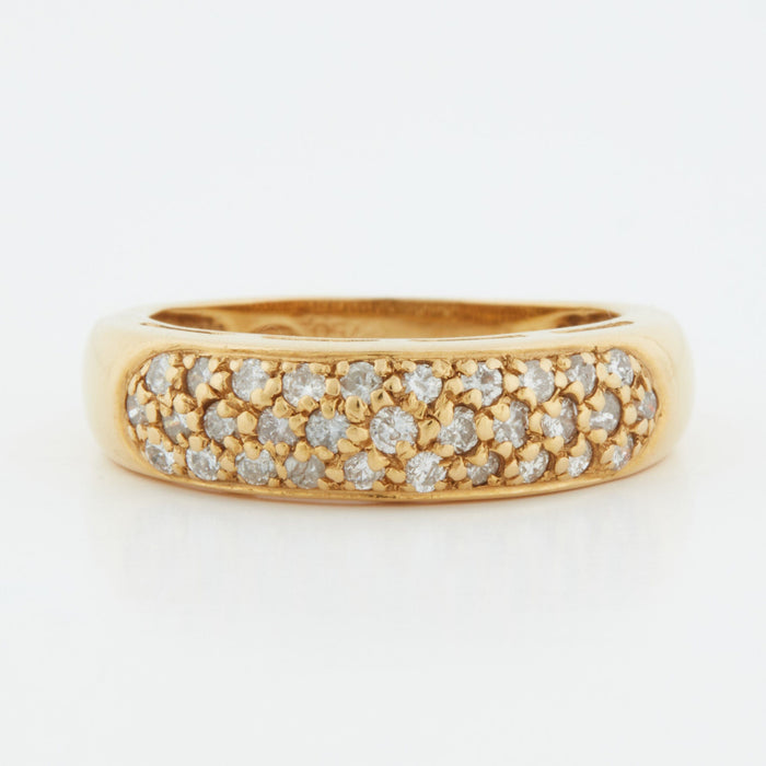 Bague 53 Bague Or jaune Diamants 58 Facettes REF 3065/12