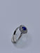 Ring 55 vintage sapphire diamond ring 58 Facettes
