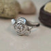 Bague Bague tourbillon pierre blanche 58 Facettes Ref1663