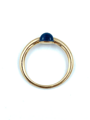 Bague POMELLATO - Bague M'ama Non M'ama topaze bleue 58 Facettes