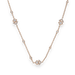 MESSIKA necklace - Messika Soul necklace pink gold 109 diamonds 58 Facettes